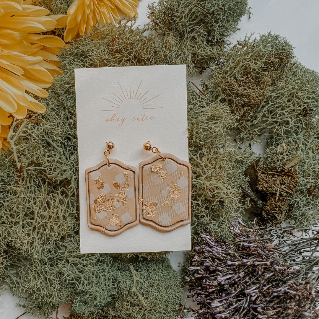 Gold Leaf Dangles