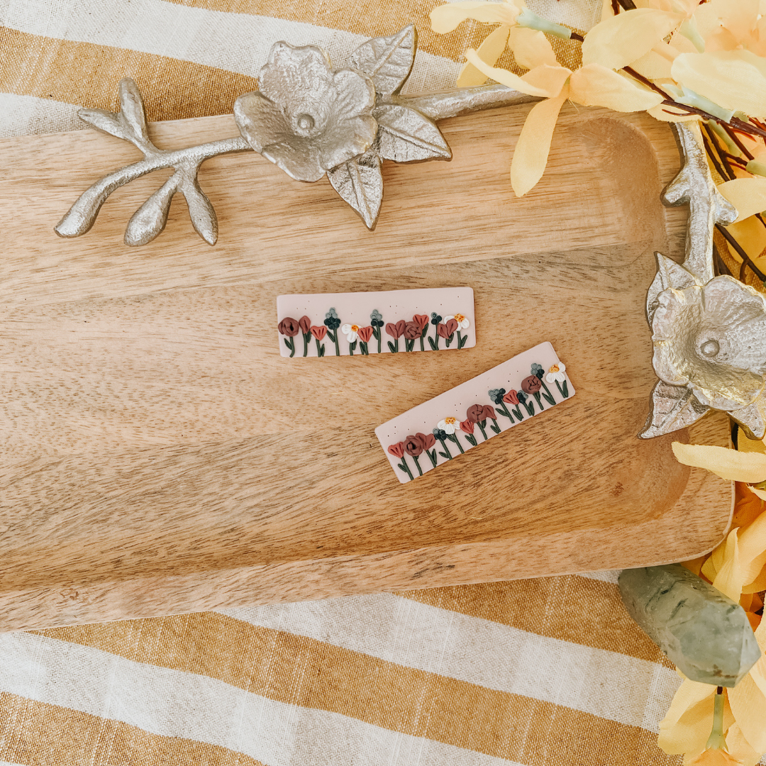 Wildflower Barrettes